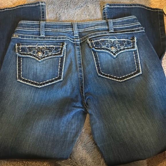 Ariat Blue Embellished Women's Jeans - Picture 15 of 16